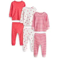 Next - Meisjes - Set van 3 behaaglijke pyjama's - Paars