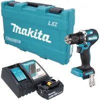 Makita DDF 487 RT1K accuboormachine 18 V 40 Nm borstelloos + 1x accu 5,0 Ah + oplader + koffer