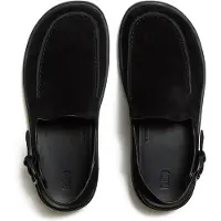 FitFlop Women Gen-FF Suede Back-Strap Mules All Black-Schoenmaat 39