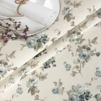 ANRO Tafelkleed Rozen Blauw 240x140cm Rechte rand Afwasbaar Waterafstotend Binnen & Buiten