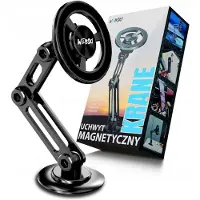 Webski Aluminium Magneet Telefoonhouder Auto - Verstelbaar & Sterk