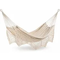 Baby Mix katoenen hangmat 200x150 cm blauw - Tuinhangmat