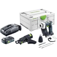 Festool DWC 18-2500 Basic accu-bouwschroevendraaier 18 V 18 Nm borstelloos + 1x accu 4,0 Ah + snellader + Systainer