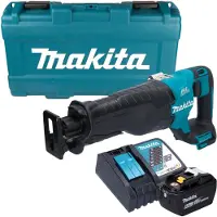 Makita DJR 187 ZK accu reciprozaag sabelszaag 18 V borstelloos solo + koffer - zonder accu, zonder oplader