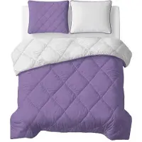 Sleeptime dekbed zonder overtrek incl. kussensloop - Lavendel/Beige - 200x200