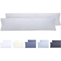Famanu – Set van 2 kussenslopen van microvezel, extra zacht en hypoallergeen, 50 x 75 cm