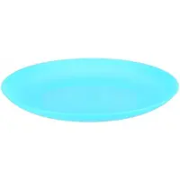 Epewex Turkoois plastic bord, 22 cm, duurzaam en magnetronbestendig