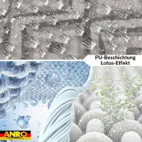 ANRO Tafelkleed Geometrische ruiten Meerkleurig Ovaal 240x140cm Met sierband Afwasbaar