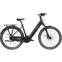 Altec Voltix - Elektrische Stadsfiets - Elektrische Damesfiets - 7 versnellingen - Middenmotor - Hydraulische schijfremmen - 28 inch - 55 cm - Zwart