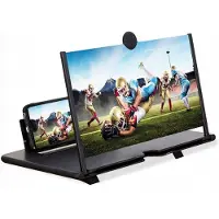 Webski 16-inch Telefoon Vergroter Scherm met Houder - Draagbaar & Compact