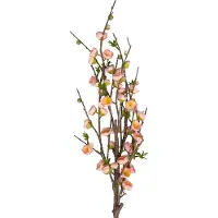 Clayre & Eef Decoratie Tak Roze Kunststof
