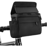 VHV -Fiets Bovenbuistas - Waterdichte Fietstas voor Frame en Multifunctionele Reistas met Telefoonhouder voor Outdoor en Woon-werkverkeer - Zwart