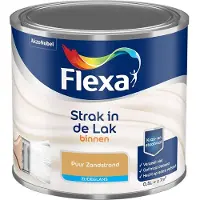 Flexa - Strak In De Lak Binnenlak Zijdeglans - Puur Zandstrand - Mengverf - 500 Ml