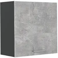 Vicco Hangkast R-Line, Beton/Antraciet, 60 cm met 1 deur