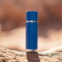 Famanu -Thermosfles - 500ml/750ml/1L - RVS Waterfles BPA-vrij - Lekvrije Thermoskan, lektovrije deksel dient ook als beker voor sport en outdoor