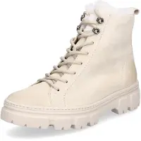 Paul green dameslaarzen met veters beige