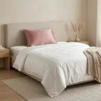 Silk Heaven Zijden Kussensloop Blush Rose - 22MM - - 45x65cm (voor o.a. traagschuim kussens 60x40cm) / Ritssluiting