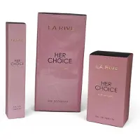 La Rive Her Choice Dames Parfum Set 100 ml 30 ml 15 ml Broekzak Formaat