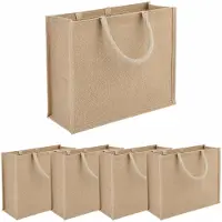 vidaXL - Jute - Handtassen - 5 - Naturel - 42 - x - 33 - x - 19 - cm - 100% - Tossa - Jute