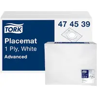 Tork 474539 placemat wit advanced 42x27 cm 2500 stuks (474539)
