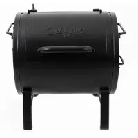 Char-Griller 3-in-1 Draagbare Houtskool BBQ – Compacte Tafelbarbecue en Side Fire Box voor Smoker – Ideaal voor Tuin, Terras, Camping, en Balkon