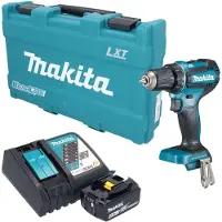 Makita DDF 485 RG1K accuboormachine 18 V 50 Nm borstelloos + 1x accu 6,0 Ah + oplader + koffer
