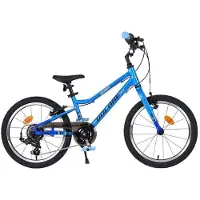 Volare Venom Kinderfiets - Jongens - 18 inch - 6 Speed - Blauw - Twee handremmen