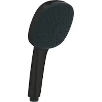 GROHE Vitalio Comfort 110 - Handdouche - Afgeronde vierkante douchekop van 110 mm - 3 Straalsoorten - AquaCalibrator - Mat Zwart