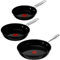 Tefal Experience Ceram - Pannenset - 20/24/28 cm - Fusion Core - Keramisch - Inductie - Ergonomisch - PFAS vrij