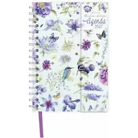 Comello Janneke Brinkman Spiraalagenda 2027 Blauwe Bloemen