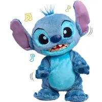 Disney Stitch - Double Trouble Stitch - Interactieve pluchen knuffel - Brabbelt zijn Stitch taal, danst, zingt en kruipt