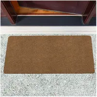 ANRO Deurmat Naturel 100x50cm – Schoonloopmat Antislip Wasbaar Voordeur Hal Binnen & Buiten Op Maat