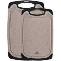 Karaca Daily - Snijplankenset – 2-delig – Crème – Granietlook – Kunststof – 20x31 cm & 15x25 cm