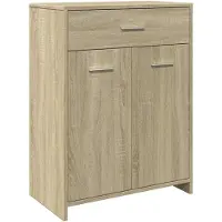 vidaXL Badkamerkast 60x33x80 cm spaanplaat sonoma eikenkleurig