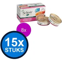 Schesir 15x hond blik gelei kip&ham 150gr