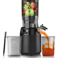 SP Slowjuicer - Sapcentrifuge - FiberBoost-Technologie - Zwart - 21cm x 20cm x 44cm