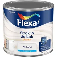 Flexa - Strak In De Lak Binnenlak Zijdeglans - Wit Grafiet - Mengverf - 500 Ml