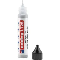 Edding EcoLine e-LT 25 Olie Marker Navulinkt - Zilver (25ml)
