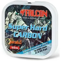 Falcon Super Hard Carbon 50 M Flurocarbon Transparant 0.159 mm