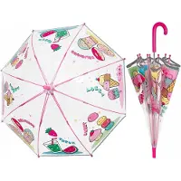 Perletti Kinderparaplu, Transparant, Veilig, Snoepjes Print