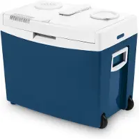 Aura Elektrische koelbox 12 en 230 volt - Elektrische koelbox - Koelbox - Blauw - 55cm x 48cm x 46cm