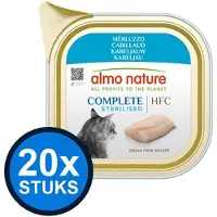 Almo Nature 20x HFC Complete Kabeljauw - Kattenvoer voor Gesteriliseerde Katten - 85g