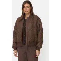 Camel active Oversized bomberjack met bedrukte voering - Maat womenswear-50 - Bruin