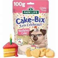 Park Life Cake-Bix Birthday (Verjaardag) – Hondensnack – Zachte Koekjes – Graanvrij – Natuurlijke Traktatie - 100g