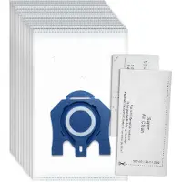 DParts 20x PRO stofzakken geschikt voor Miele GN - met 2 filters - stofzuigerzakken HyClean 3D Efficiency GN - HyClean Pure GN - Complete C2, C3 en Classic C1 stofzuiger series - stofzuigzak MI40