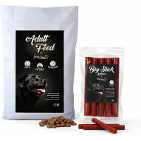 Luna's Choice Adult Feed 12 kg met extra Big Stick 5 stuks Zalm