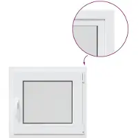 vidaXL Kelderraam RISOR 60 x 50 cm PVC en Glas