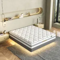 HOMAVO Matras 180x200x25 cm – Pocketveringmatras – 7-Zones – H3/H4 – Oeko-tex – Anti-Allergisch