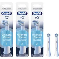 Oral-B iO Ultimate Clean Opzetborstels Wit - 3 x 2 stuks