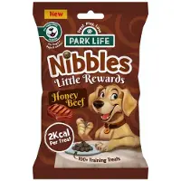 Park Life Nibbles Little Rewards Hondensnacks – Rund & Honing – Trainingssnacks – Graanvrij – 100% Natuurlijk – 2 kcal per snack - 80g